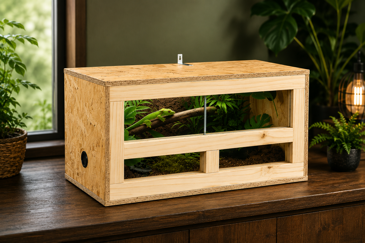 Terrarium OSB 60 × 30 × 30 cm